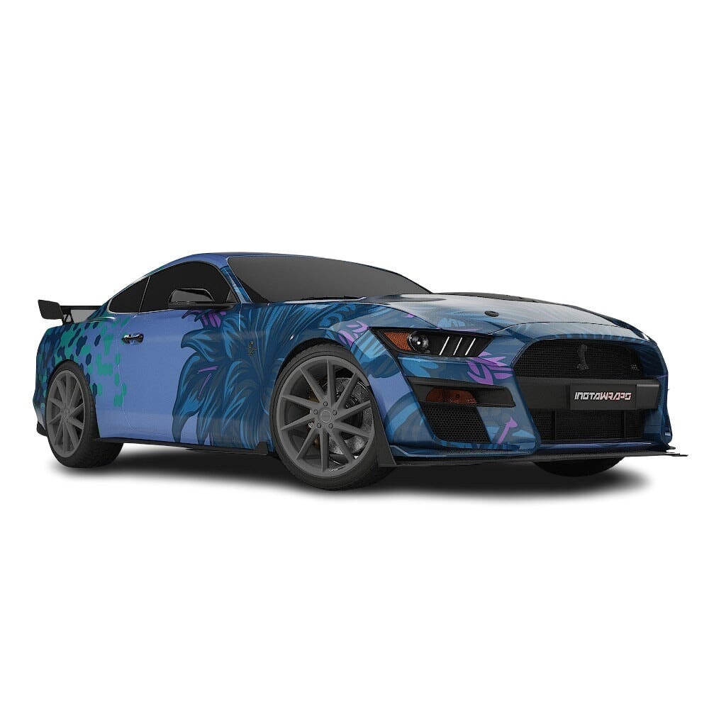 3M / AVERY DENNISON | VINYL WRAPPING FILM PRINTED GRAPHICS | CUSTOM RIDE | FLORAL FURY WRAPS | SILENT BLOOM | CR6201
