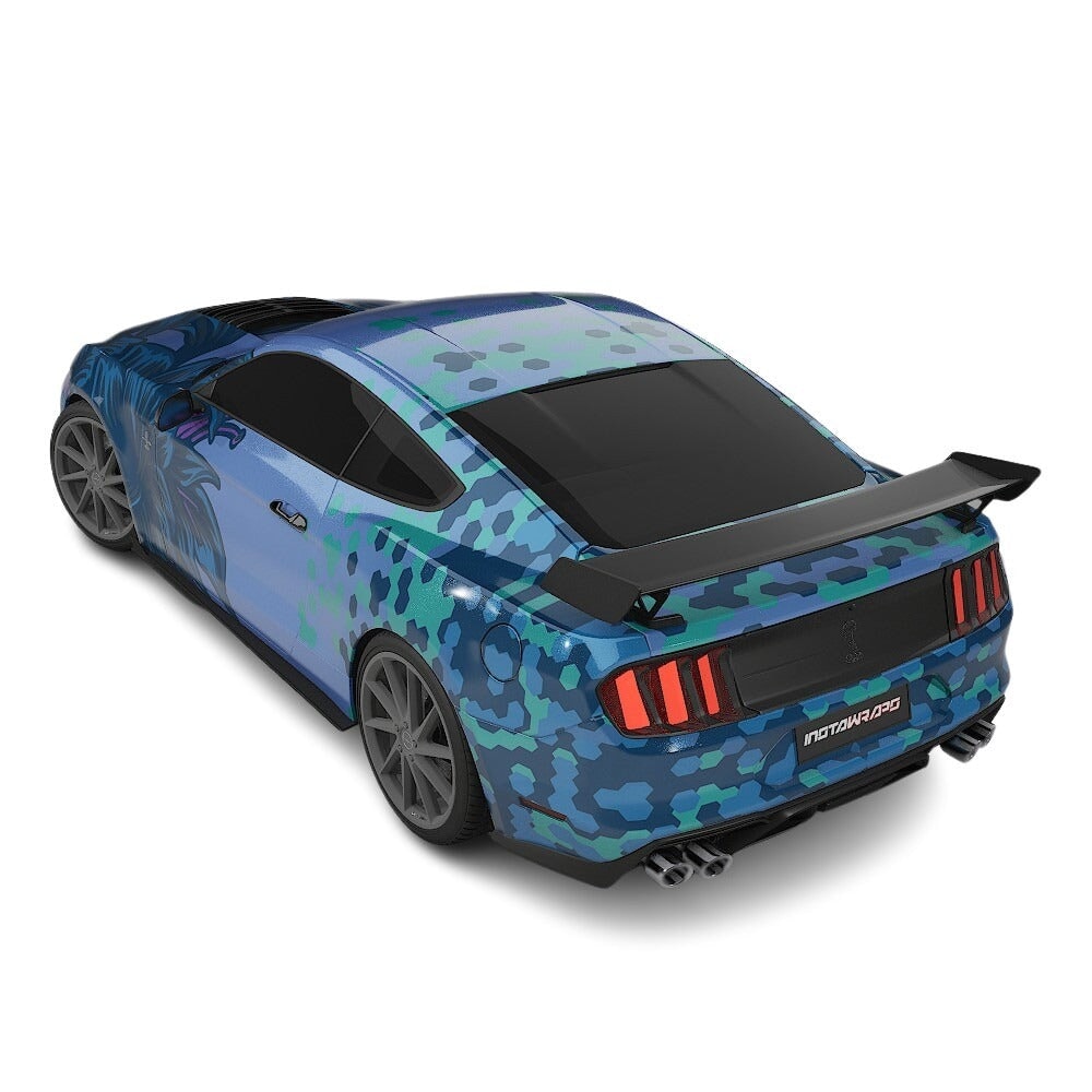 3M / AVERY DENNISON | VINYL WRAPPING FILM PRINTED GRAPHICS | CUSTOM RIDE | FLORAL FURY WRAPS | SILENT BLOOM | CR6201