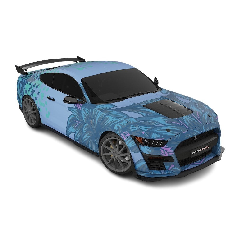 3M / AVERY DENNISON | VINYL WRAPPING FILM PRINTED GRAPHICS | CUSTOM RIDE | FLORAL FURY WRAPS | SILENT BLOOM | CR6201