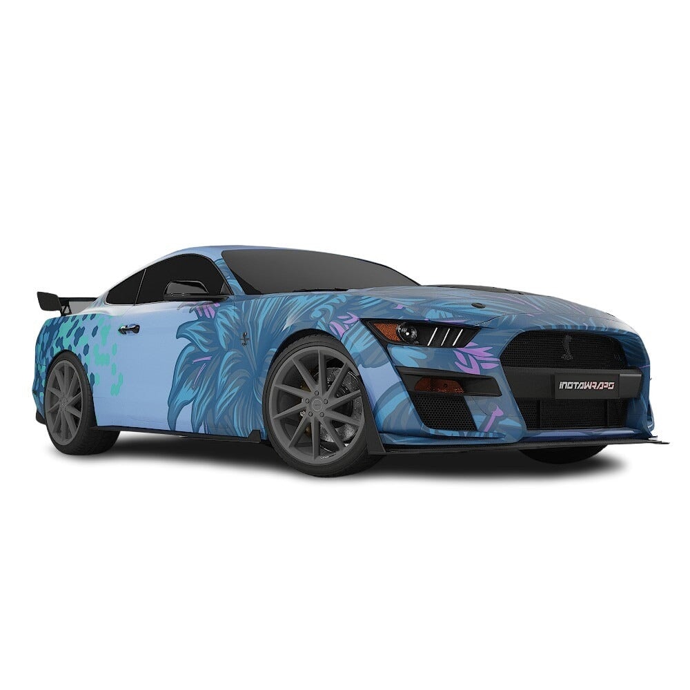 3M / AVERY DENNISON | VINYL WRAPPING FILM PRINTED GRAPHICS | CUSTOM RIDE | FLORAL FURY WRAPS | SILENT BLOOM | CR6201
