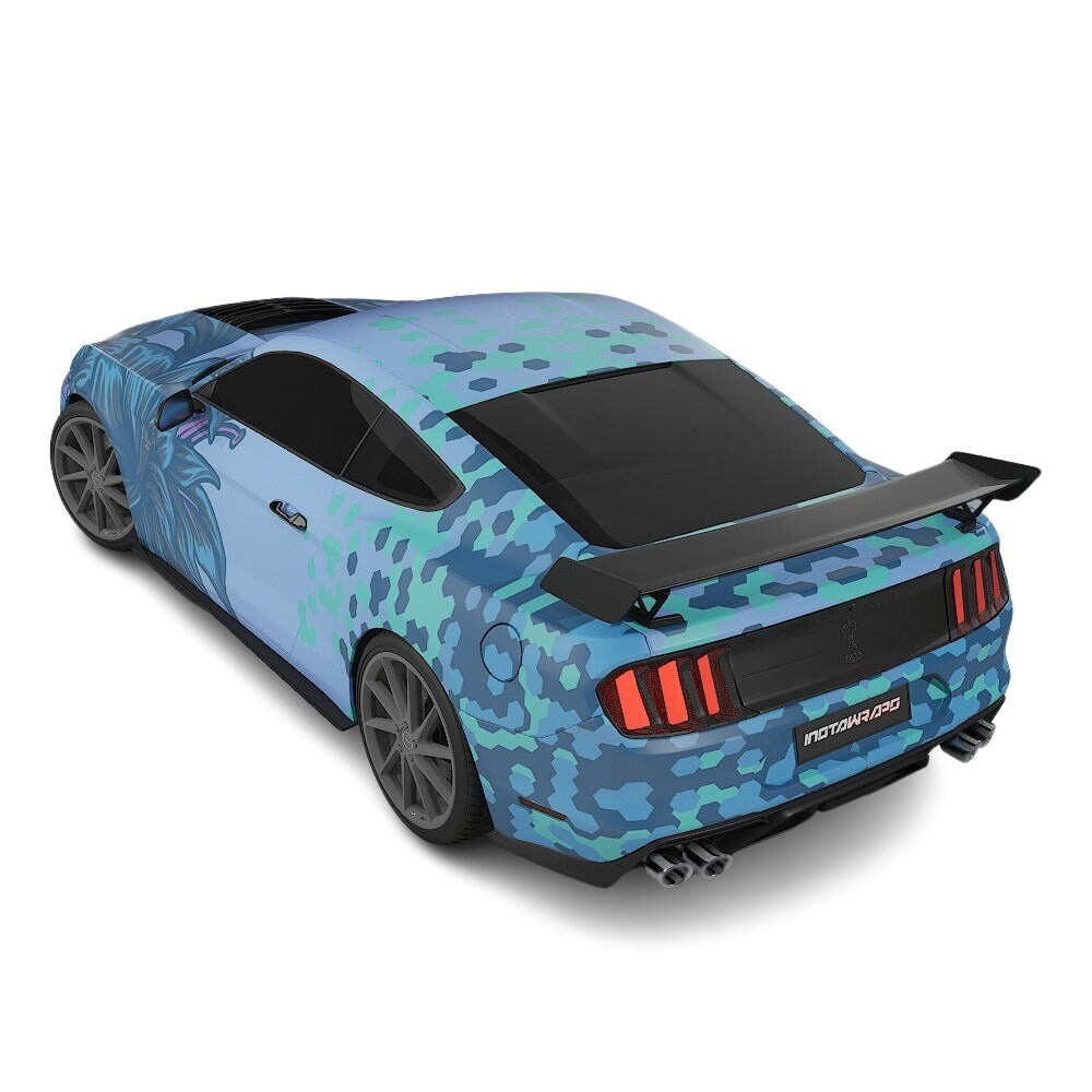 3M / AVERY DENNISON | VINYL WRAPPING FILM PRINTED GRAPHICS | CUSTOM RIDE | FLORAL FURY WRAPS | SILENT BLOOM | CR6201