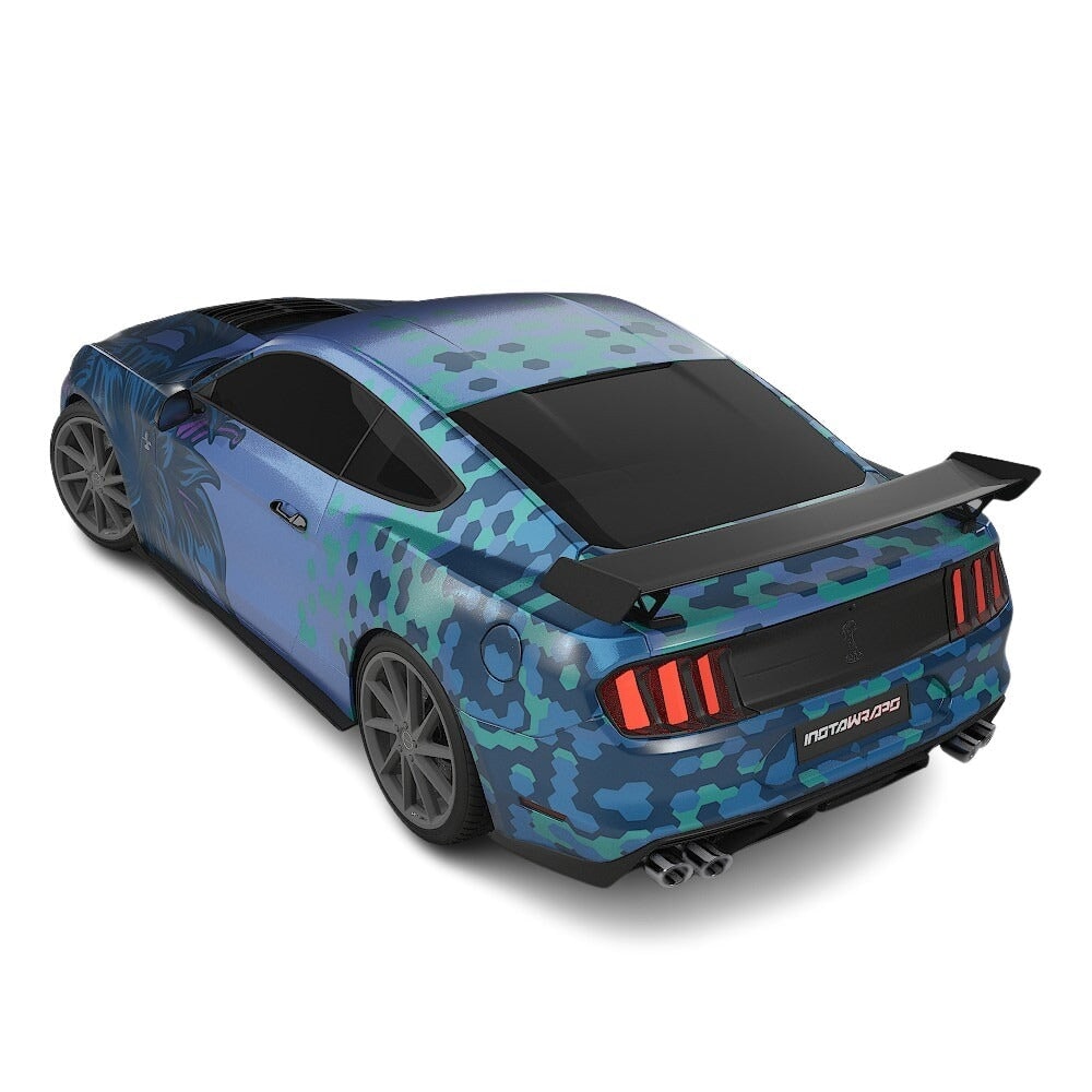3M / AVERY DENNISON | VINYL WRAPPING FILM PRINTED GRAPHICS | CUSTOM RIDE | FLORAL FURY WRAPS | SILENT BLOOM | CR6201