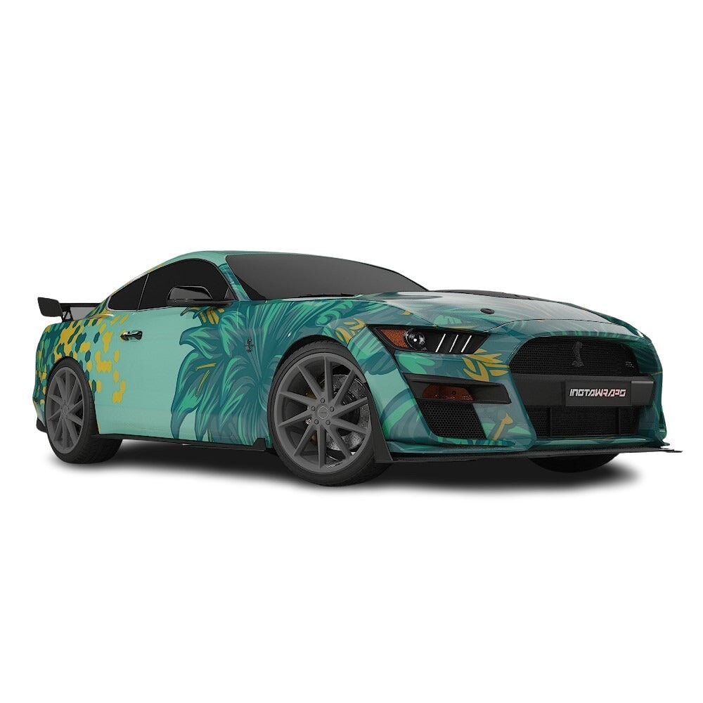 3M / AVERY DENNISON | VINYL WRAPPING FILM PRINTED GRAPHICS | CUSTOM RIDE | FLORAL FURY WRAPS | SILENT BLOOM | CR6202