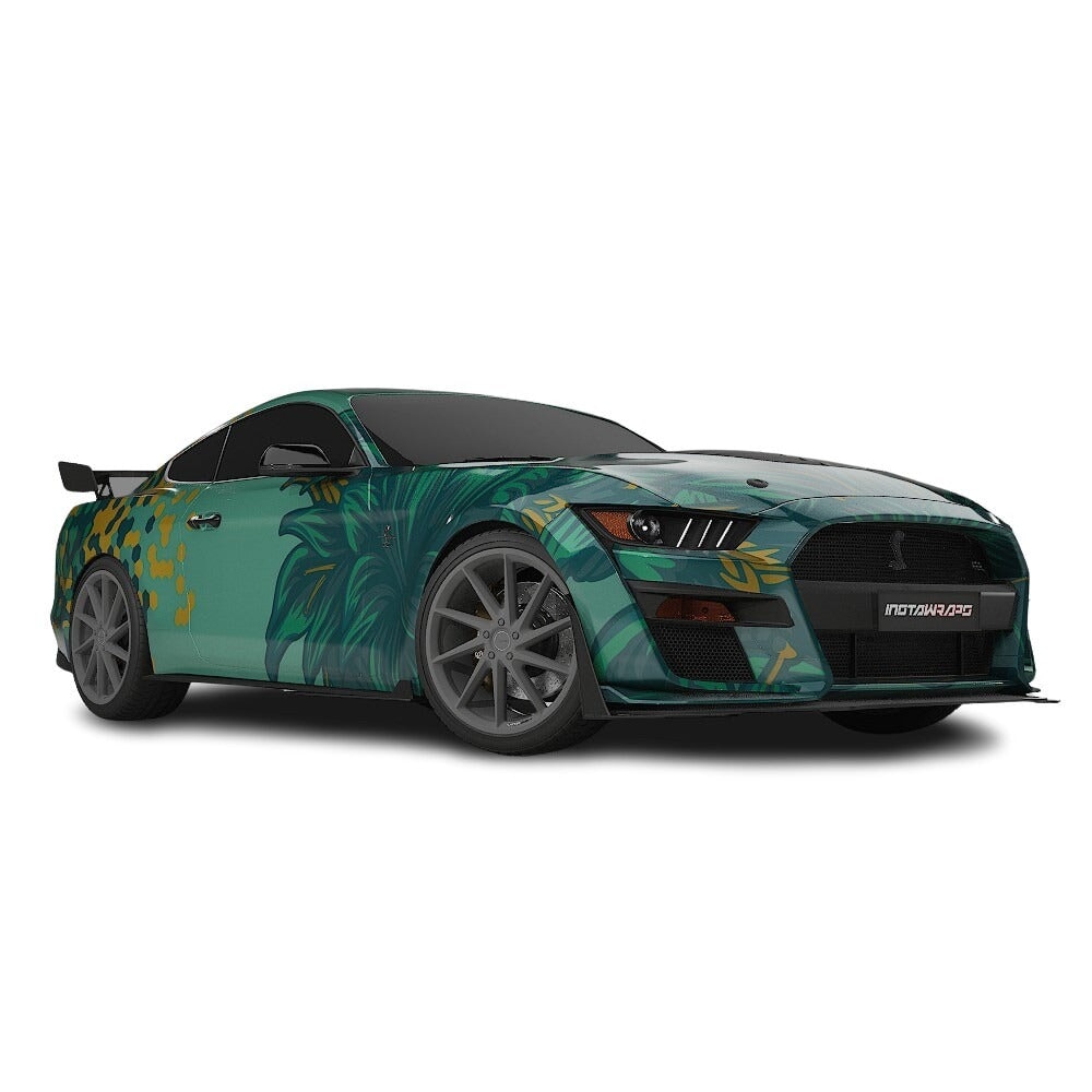 3M / AVERY DENNISON | VINYL WRAPPING FILM PRINTED GRAPHICS | CUSTOM RIDE | FLORAL FURY WRAPS | SILENT BLOOM | CR6202