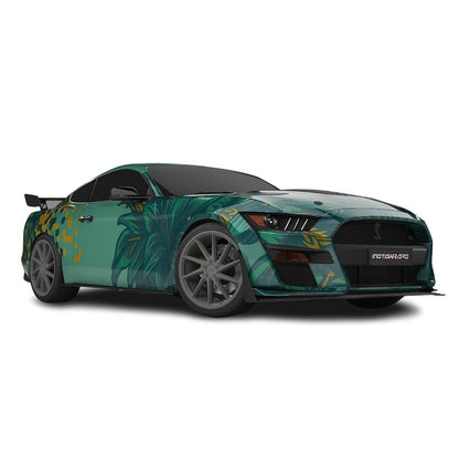 3M / AVERY DENNISON | VINYL WRAPPING FILM PRINTED GRAPHICS | CUSTOM RIDE | FLORAL FURY WRAPS | SILENT BLOOM | CR6202