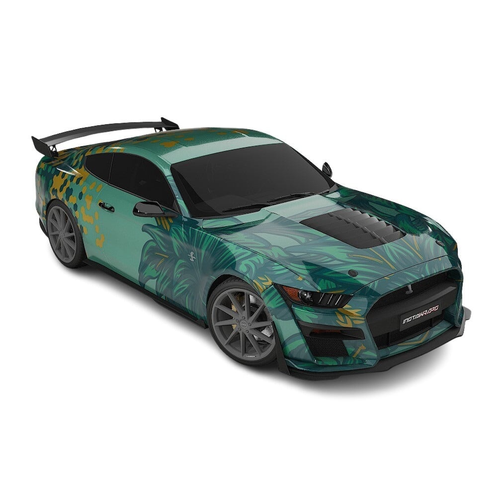 3M / AVERY DENNISON | VINYL WRAPPING FILM PRINTED GRAPHICS | CUSTOM RIDE | FLORAL FURY WRAPS | SILENT BLOOM | CR6202