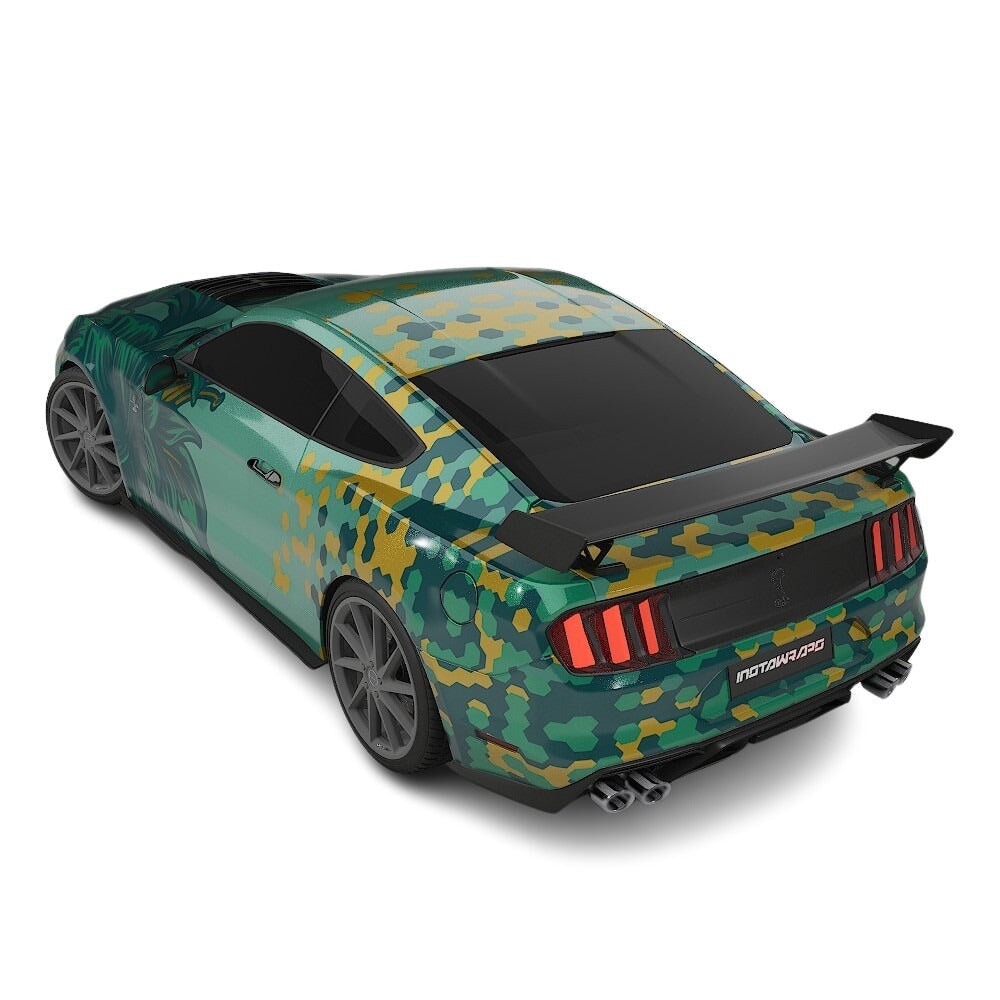 3M / AVERY DENNISON | VINYL WRAPPING FILM PRINTED GRAPHICS | CUSTOM RIDE | FLORAL FURY WRAPS | SILENT BLOOM | CR6202
