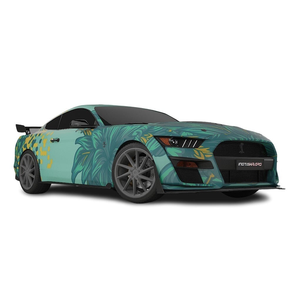 3M / AVERY DENNISON | VINYL WRAPPING FILM PRINTED GRAPHICS | CUSTOM RIDE | FLORAL FURY WRAPS | SILENT BLOOM | CR6202