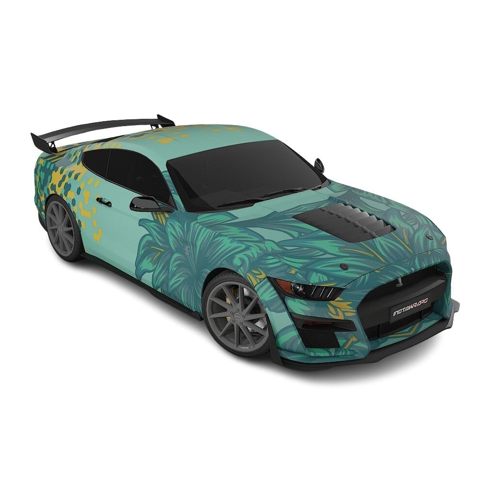3M / AVERY DENNISON | VINYL WRAPPING FILM PRINTED GRAPHICS | CUSTOM RIDE | FLORAL FURY WRAPS | SILENT BLOOM | CR6202