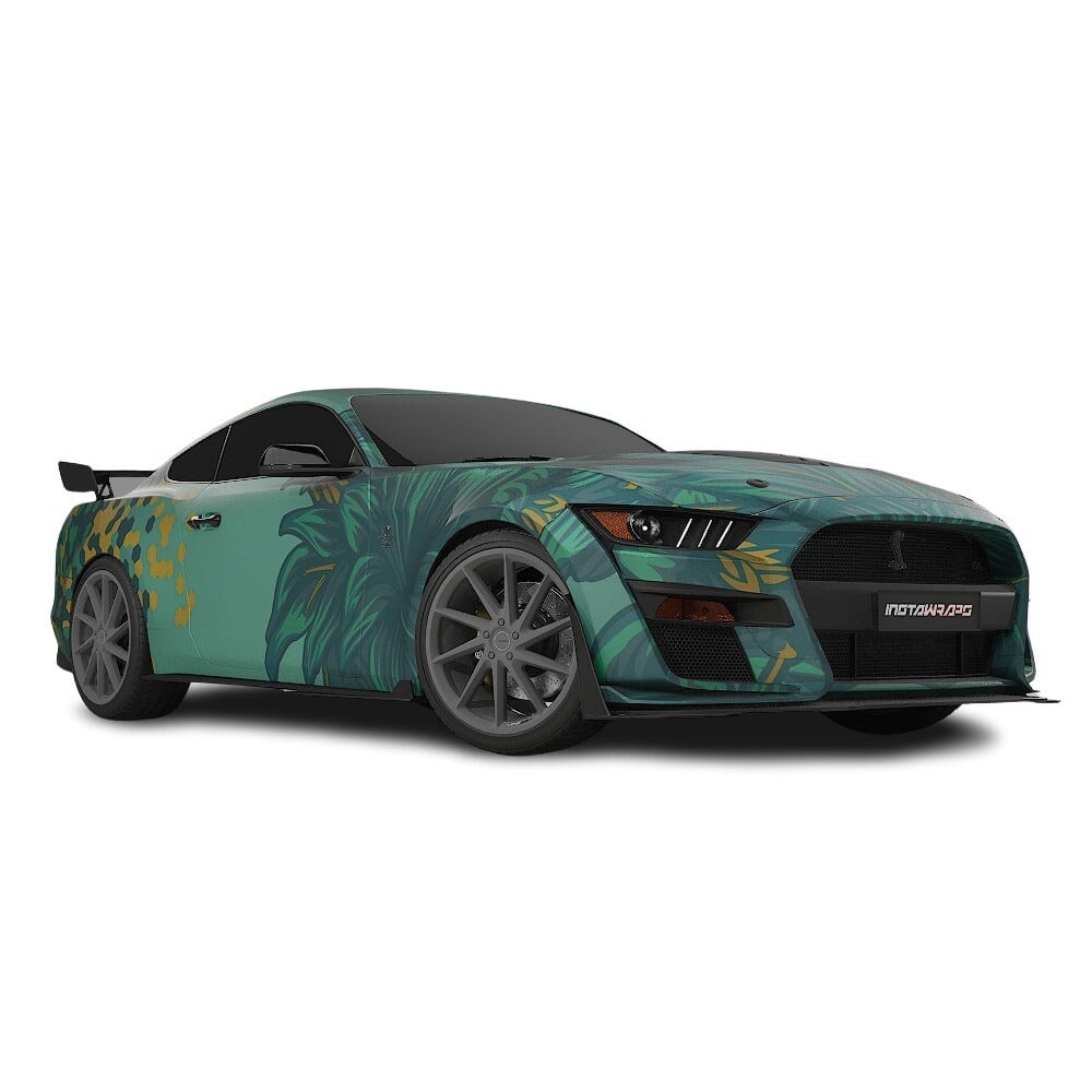 3M / AVERY DENNISON | VINYL WRAPPING FILM PRINTED GRAPHICS | CUSTOM RIDE | FLORAL FURY WRAPS | SILENT BLOOM | CR6202