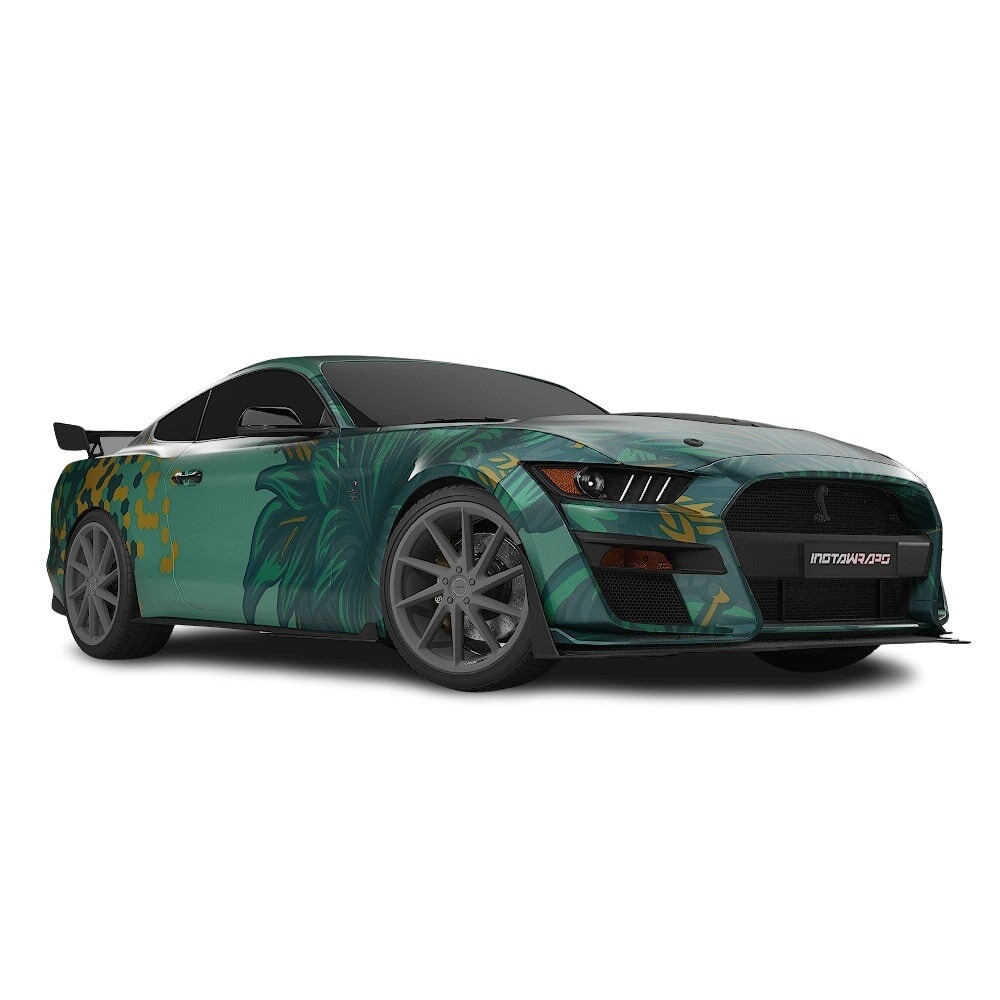 3M / AVERY DENNISON | VINYL WRAPPING FILM PRINTED GRAPHICS | CUSTOM RIDE | FLORAL FURY WRAPS | SILENT BLOOM | CR6202