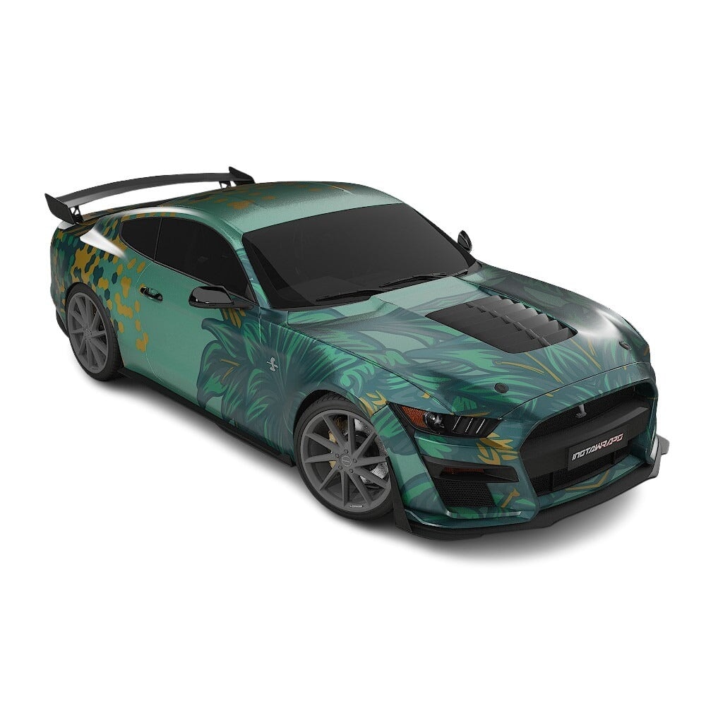 3M / AVERY DENNISON | VINYL WRAPPING FILM PRINTED GRAPHICS | CUSTOM RIDE | FLORAL FURY WRAPS | SILENT BLOOM | CR6202