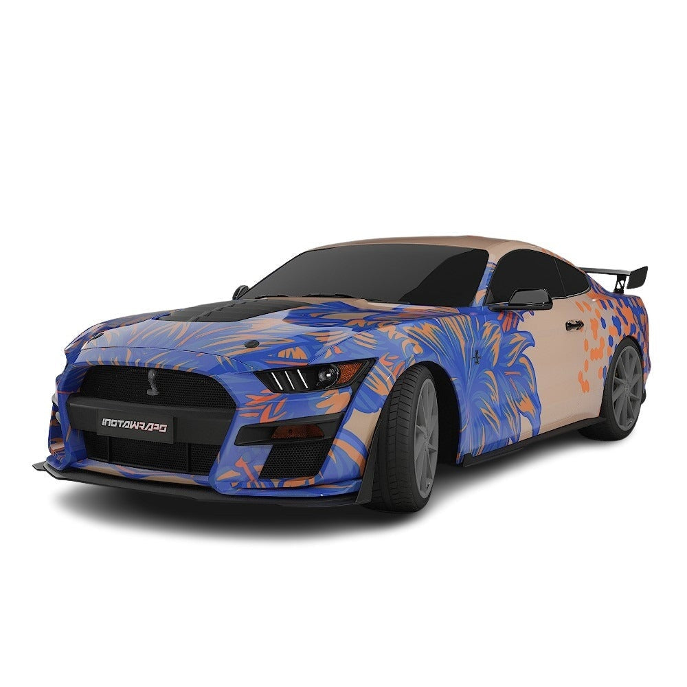 3M / AVERY DENNISON | VINYL WRAPPING FILM PRINTED GRAPHICS | CUSTOM RIDE | FLORAL FURY WRAPS | SILENT BLOOM | CR6203