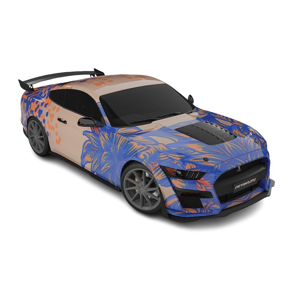 3M / AVERY DENNISON | VINYL WRAPPING FILM PRINTED GRAPHICS | CUSTOM RIDE | FLORAL FURY WRAPS | SILENT BLOOM | CR6203