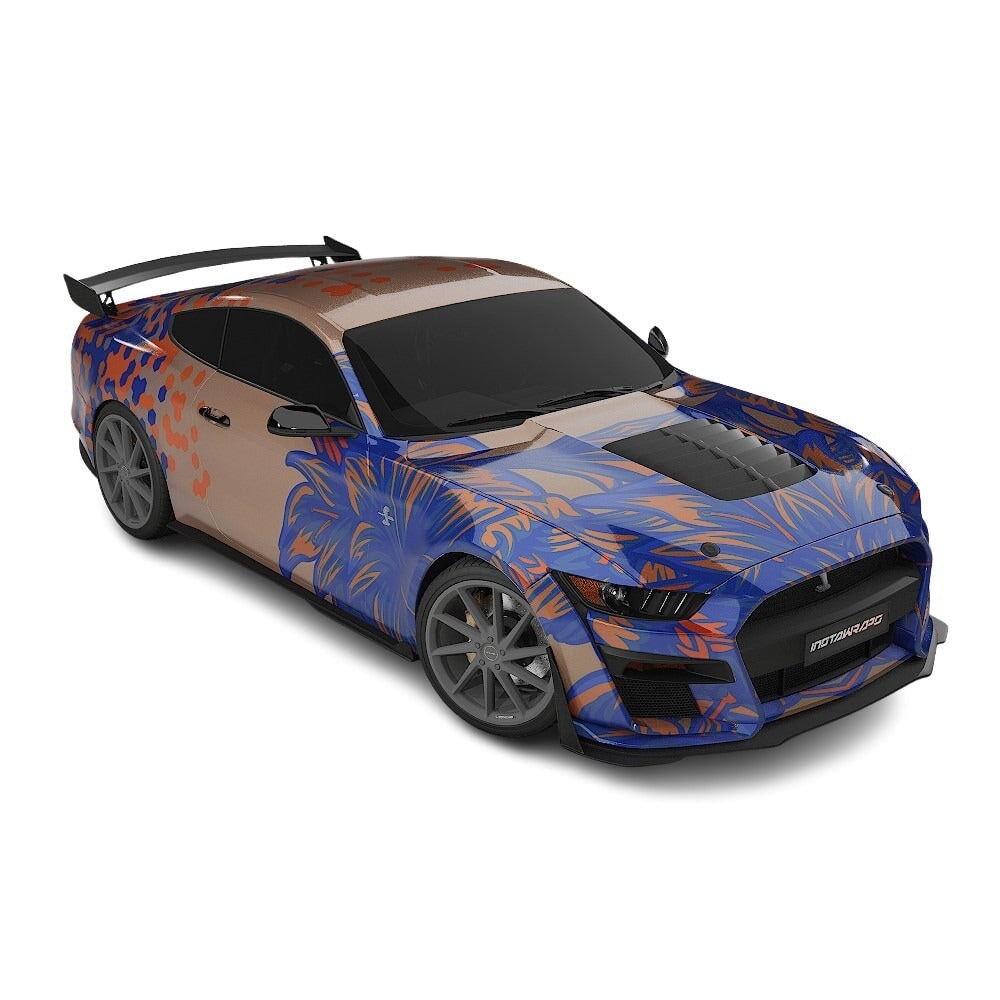 3M / AVERY DENNISON | VINYL WRAPPING FILM PRINTED GRAPHICS | CUSTOM RIDE | FLORAL FURY WRAPS | SILENT BLOOM | CR6203