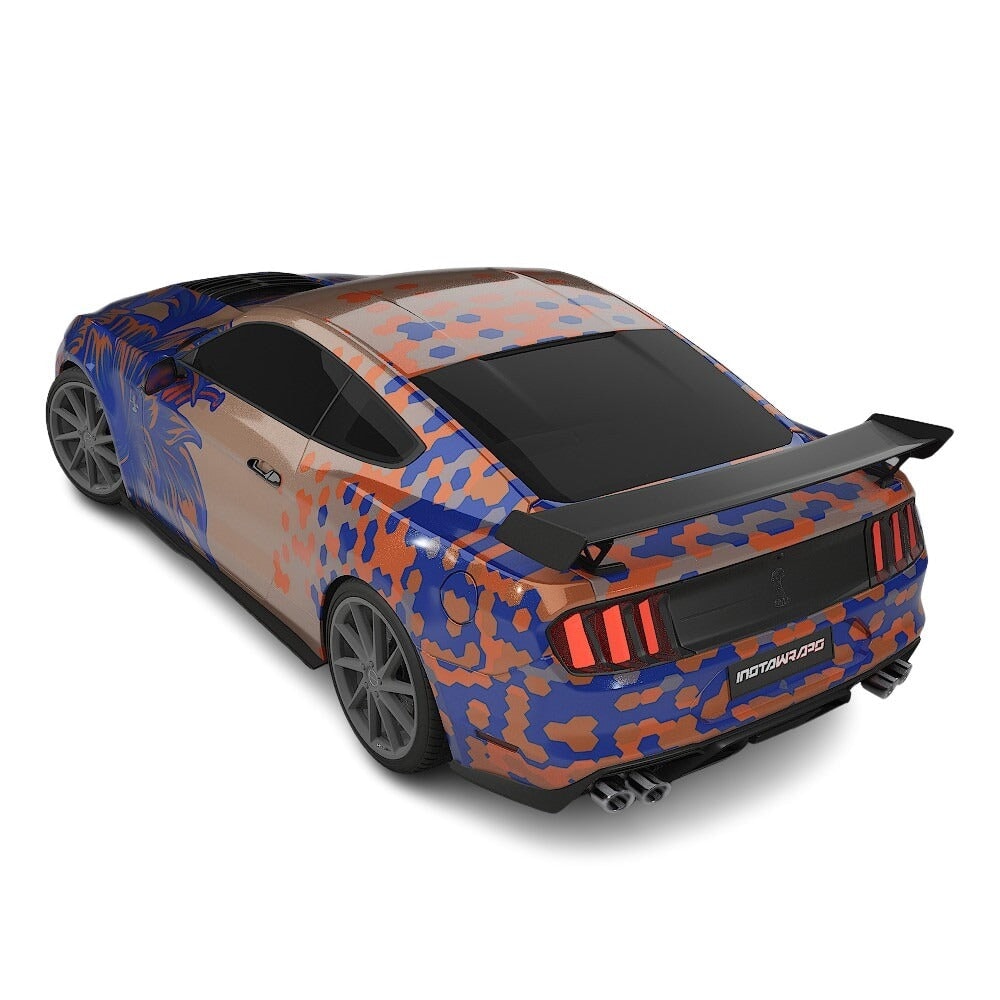 3M / AVERY DENNISON | VINYL WRAPPING FILM PRINTED GRAPHICS | CUSTOM RIDE | FLORAL FURY WRAPS | SILENT BLOOM | CR6203