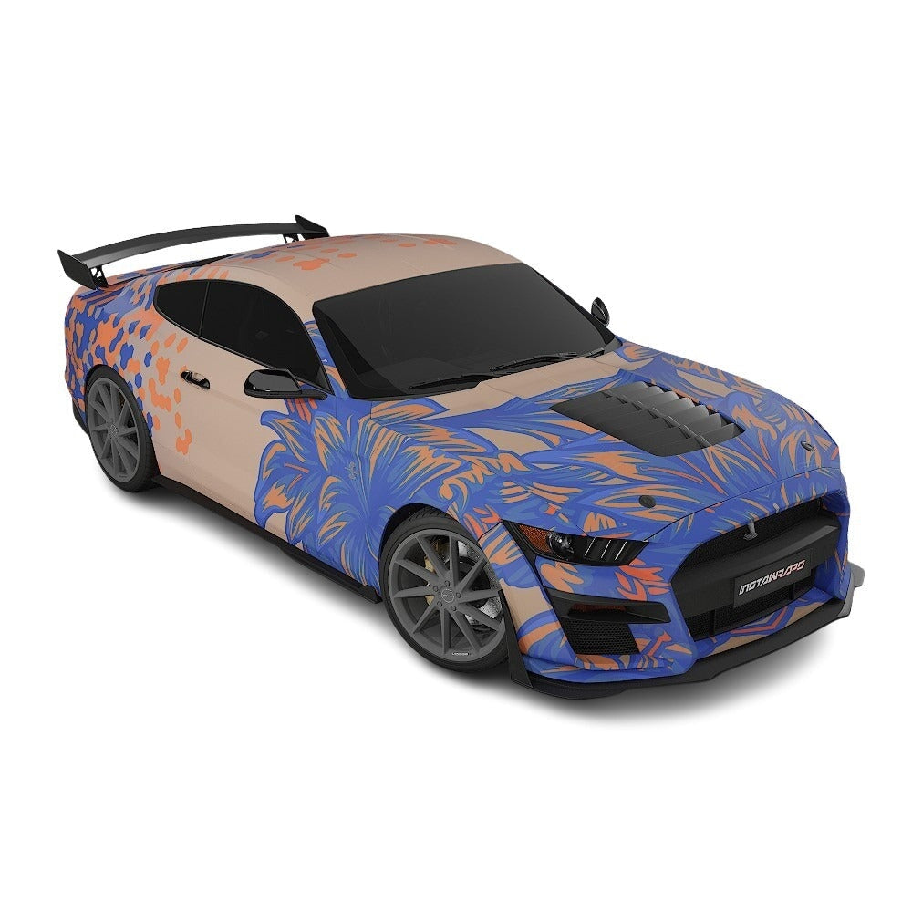 3M / AVERY DENNISON | VINYL WRAPPING FILM PRINTED GRAPHICS | CUSTOM RIDE | FLORAL FURY WRAPS | SILENT BLOOM | CR6203