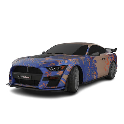 3M / AVERY DENNISON | VINYL WRAPPING FILM PRINTED GRAPHICS | CUSTOM RIDE | FLORAL FURY WRAPS | SILENT BLOOM | CR6203