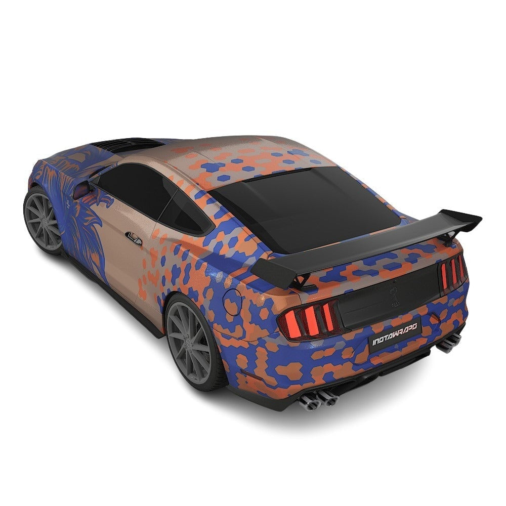 3M / AVERY DENNISON | VINYL WRAPPING FILM PRINTED GRAPHICS | CUSTOM RIDE | FLORAL FURY WRAPS | SILENT BLOOM | CR6203