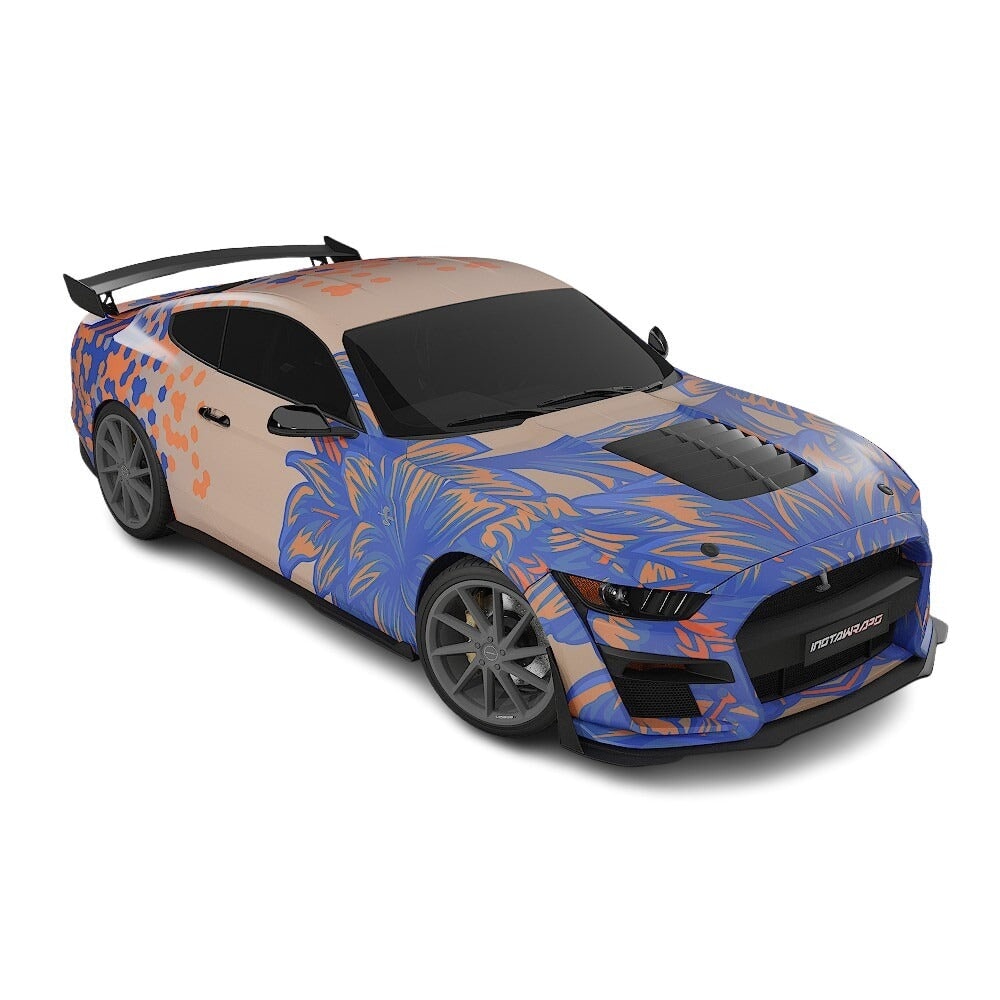 3M / AVERY DENNISON | VINYL WRAPPING FILM PRINTED GRAPHICS | CUSTOM RIDE | FLORAL FURY WRAPS | SILENT BLOOM | CR6203