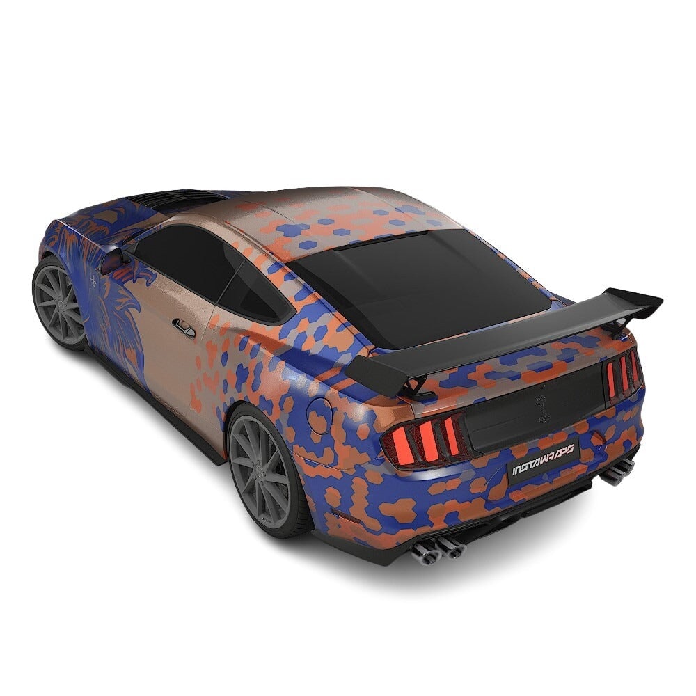 3M / AVERY DENNISON | VINYL WRAPPING FILM PRINTED GRAPHICS | CUSTOM RIDE | FLORAL FURY WRAPS | SILENT BLOOM | CR6203