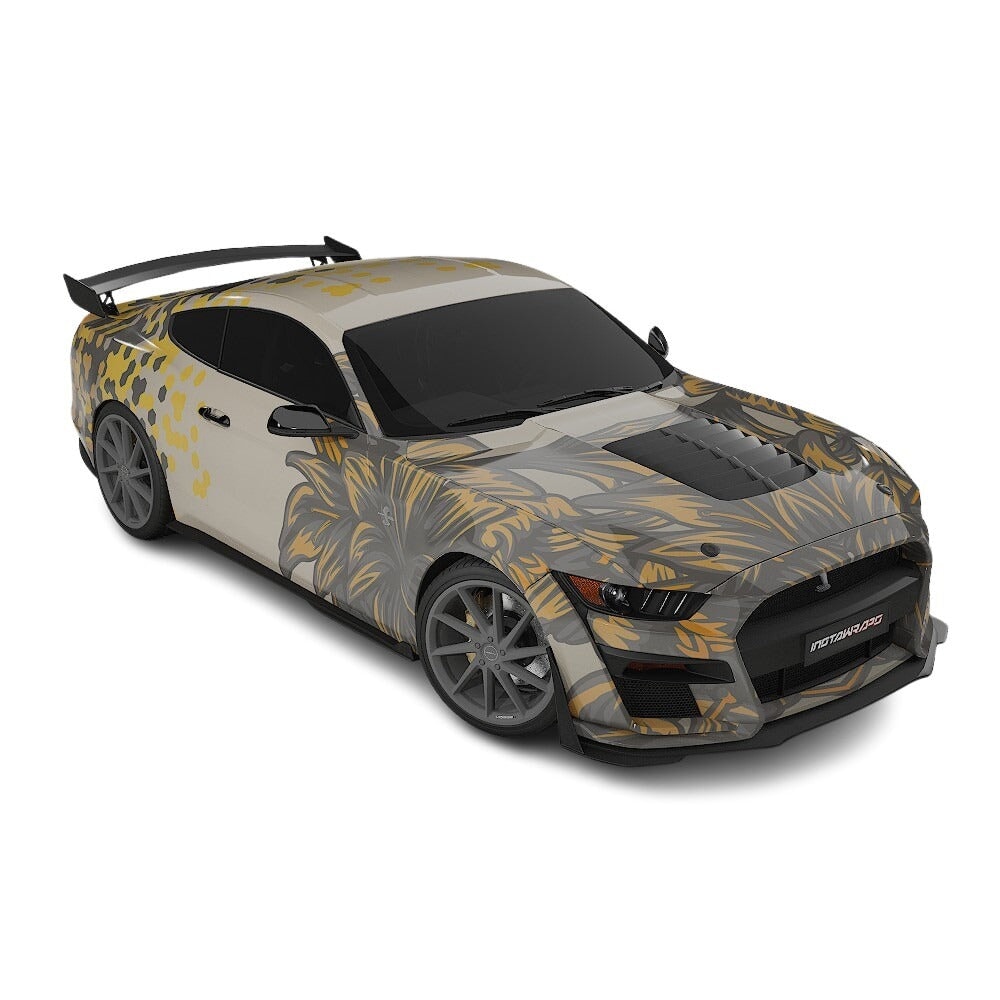 3M / AVERY DENNISON | VINYL WRAPPING FILM PRINTED GRAPHICS | CUSTOM RIDE | FLORAL FURY WRAPS | SILENT BLOOM | CR6204