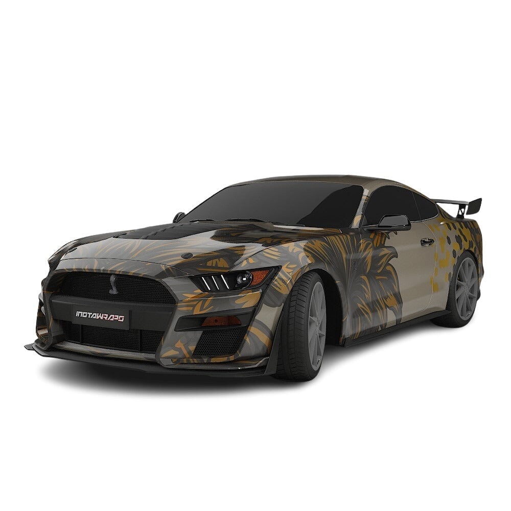 3M / AVERY DENNISON | VINYL WRAPPING FILM PRINTED GRAPHICS | CUSTOM RIDE | FLORAL FURY WRAPS | SILENT BLOOM | CR6204