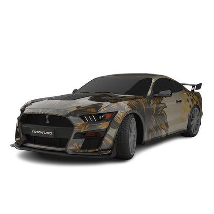 3M / AVERY DENNISON | VINYL WRAPPING FILM PRINTED GRAPHICS | CUSTOM RIDE | FLORAL FURY WRAPS | SILENT BLOOM | CR6204