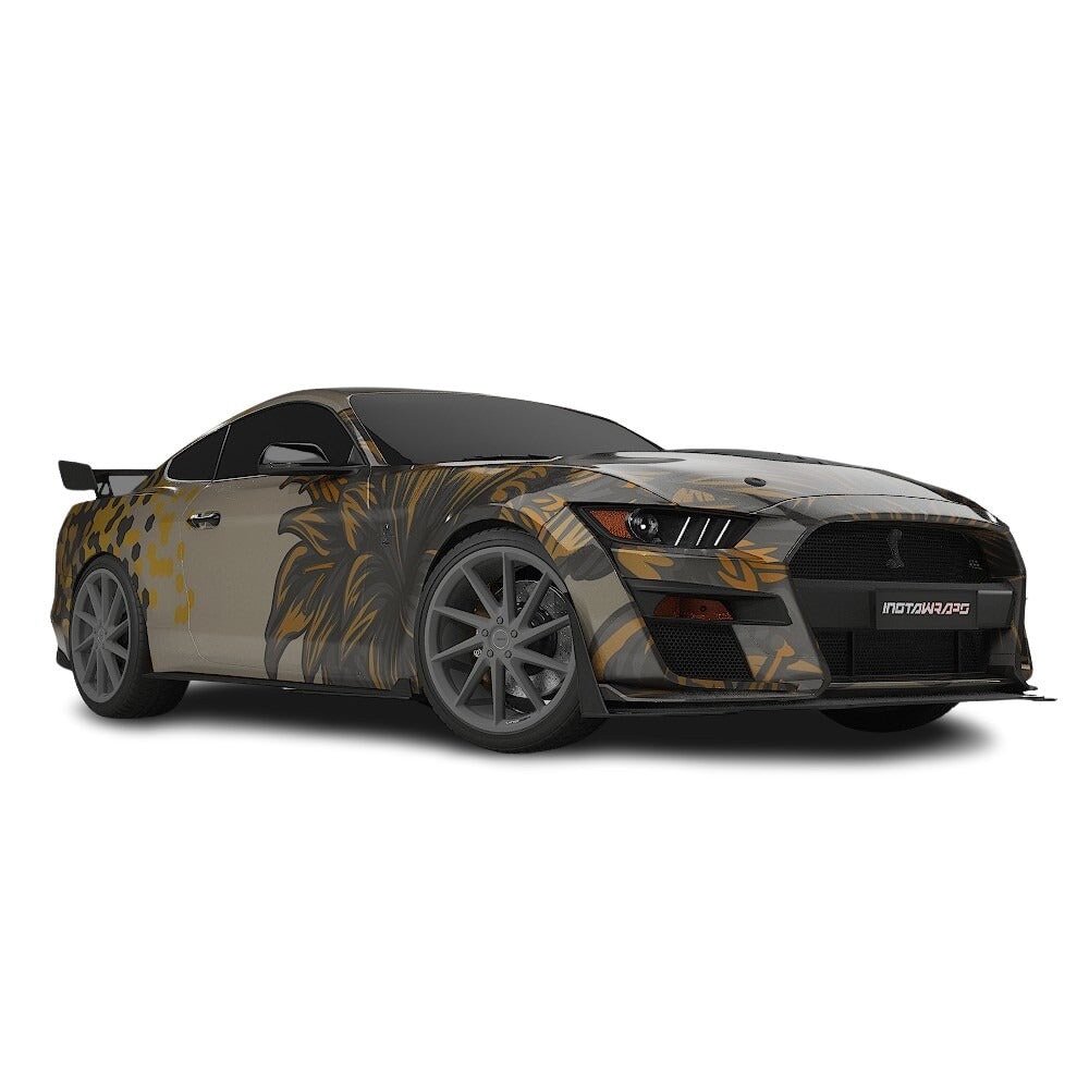 3M / AVERY DENNISON | VINYL WRAPPING FILM PRINTED GRAPHICS | CUSTOM RIDE | FLORAL FURY WRAPS | SILENT BLOOM | CR6204
