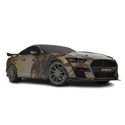 3M / AVERY DENNISON | VINYL WRAPPING FILM PRINTED GRAPHICS | CUSTOM RIDE | FLORAL FURY WRAPS | SILENT BLOOM | CR6204