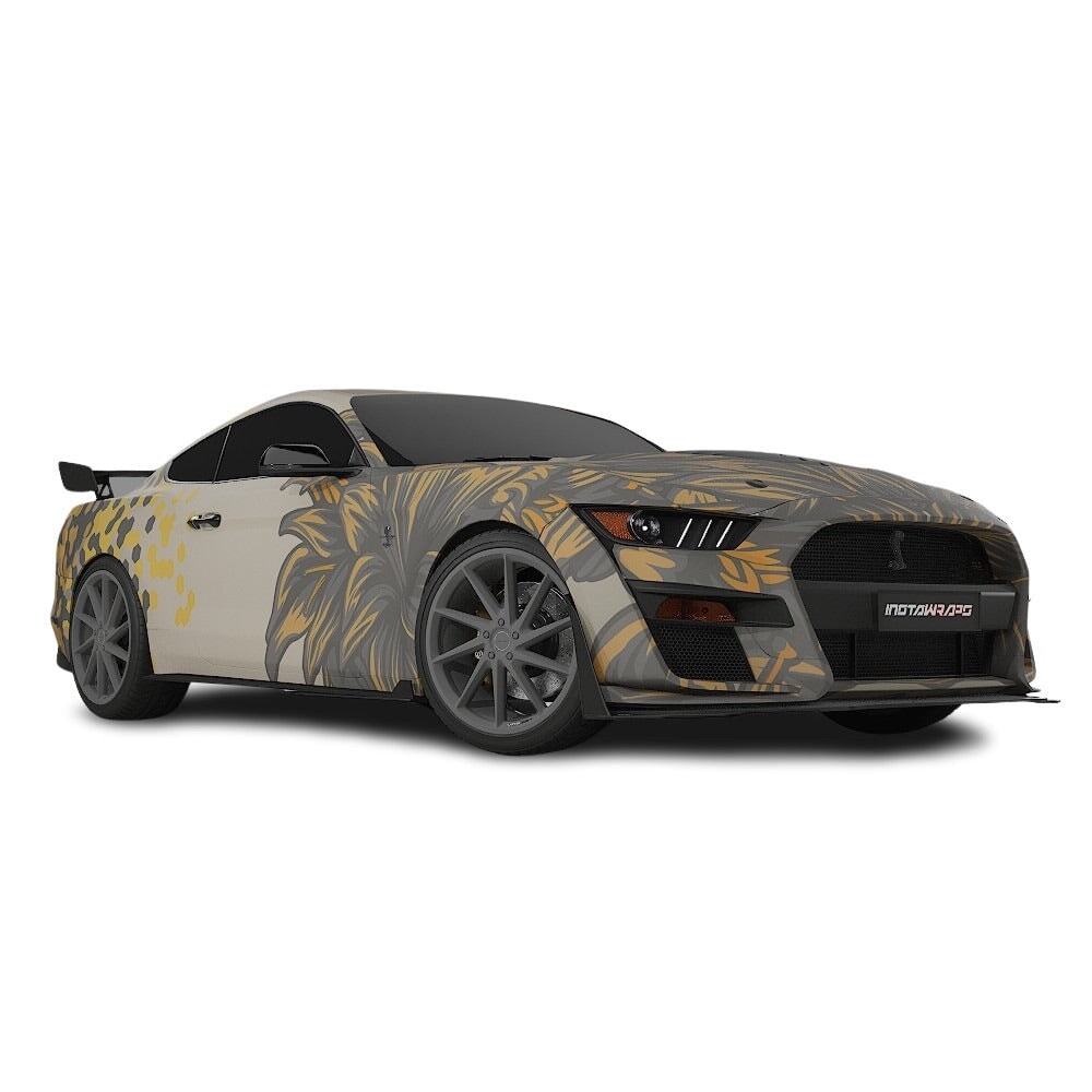 3M / AVERY DENNISON | VINYL WRAPPING FILM PRINTED GRAPHICS | CUSTOM RIDE | FLORAL FURY WRAPS | SILENT BLOOM | CR6204