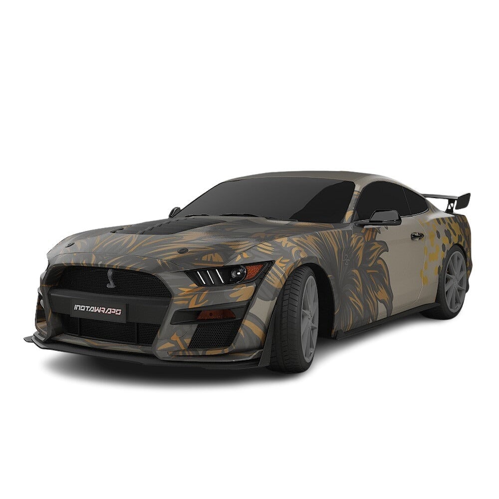3M / AVERY DENNISON | VINYL WRAPPING FILM PRINTED GRAPHICS | CUSTOM RIDE | FLORAL FURY WRAPS | SILENT BLOOM | CR6204