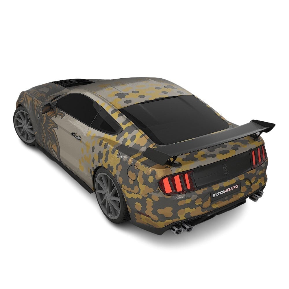 3M / AVERY DENNISON | VINYL WRAPPING FILM PRINTED GRAPHICS | CUSTOM RIDE | FLORAL FURY WRAPS | SILENT BLOOM | CR6204
