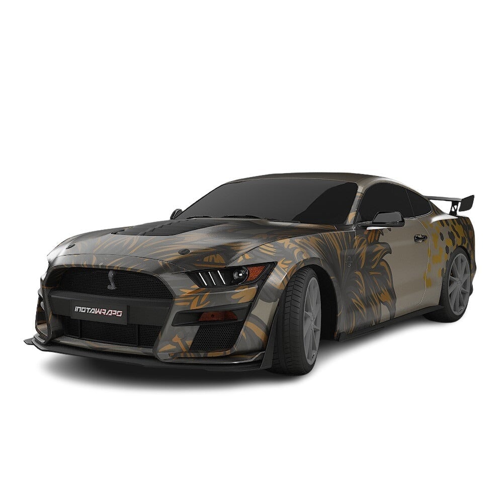 3M / AVERY DENNISON | VINYL WRAPPING FILM PRINTED GRAPHICS | CUSTOM RIDE | FLORAL FURY WRAPS | SILENT BLOOM | CR6204