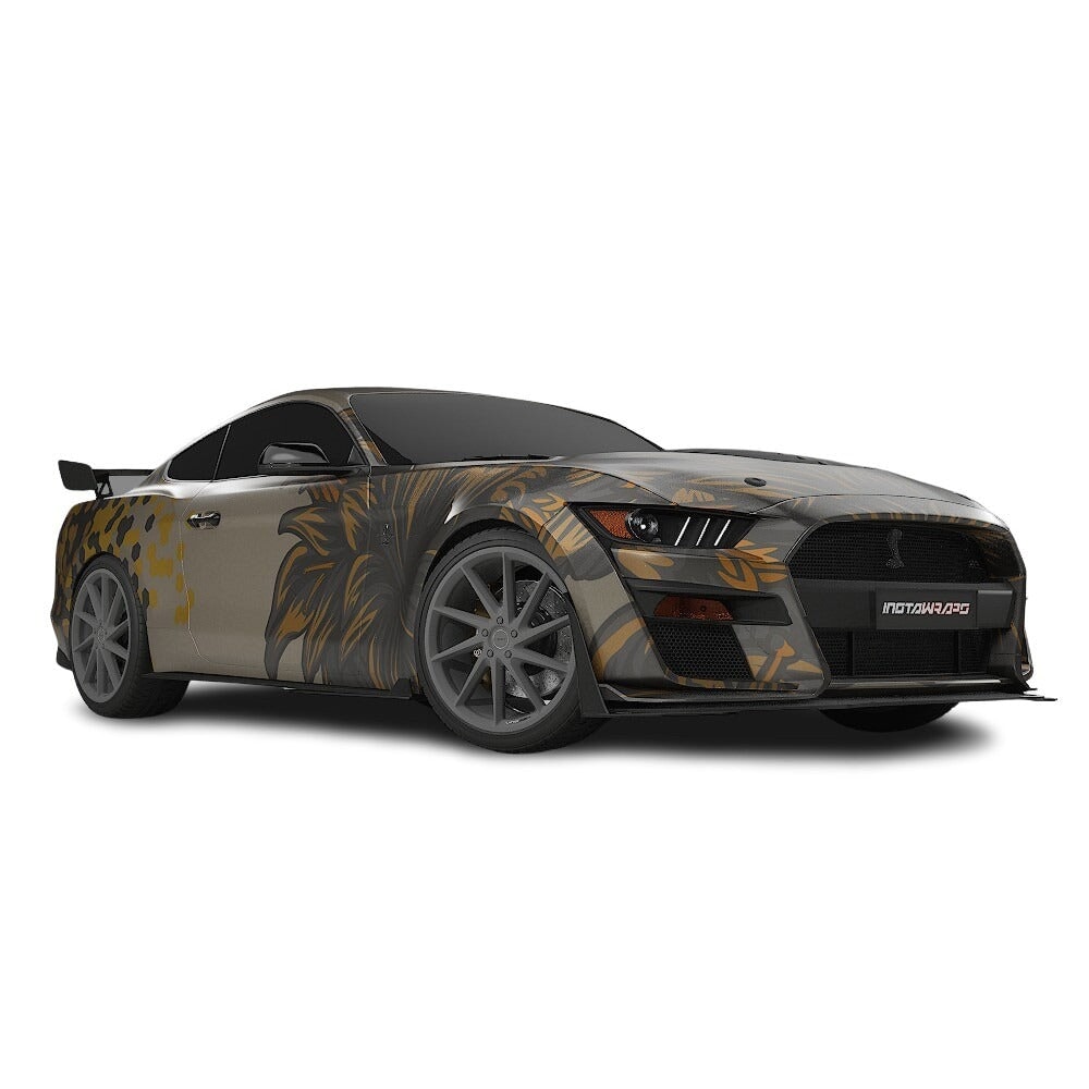 3M / AVERY DENNISON | VINYL WRAPPING FILM PRINTED GRAPHICS | CUSTOM RIDE | FLORAL FURY WRAPS | SILENT BLOOM | CR6204