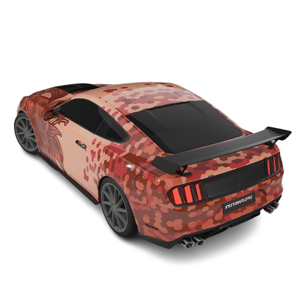3M / AVERY DENNISON | VINYL WRAPPING FILM PRINTED GRAPHICS | CUSTOM RIDE | FLORAL FURY WRAPS | SILENT BLOOM | CR6205