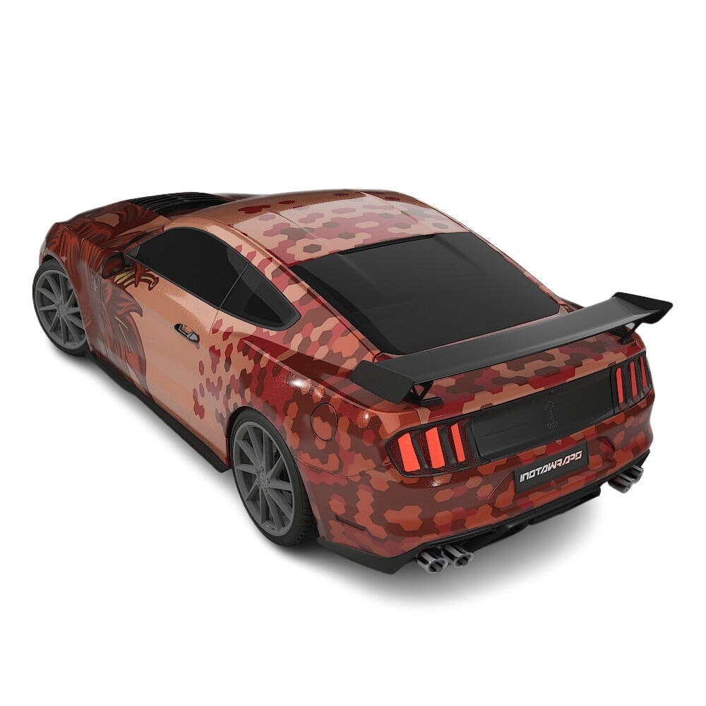 3M / AVERY DENNISON | VINYL WRAPPING FILM PRINTED GRAPHICS | CUSTOM RIDE | FLORAL FURY WRAPS | SILENT BLOOM | CR6205