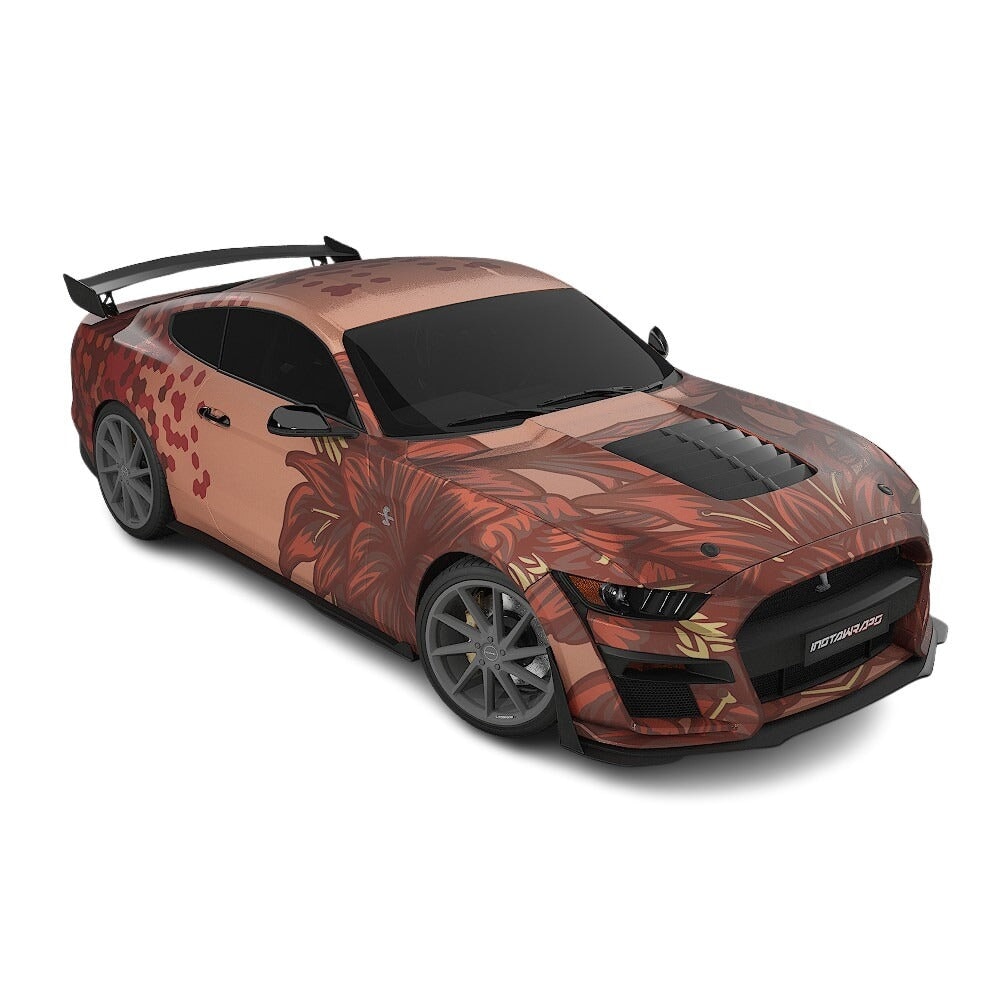 3M / AVERY DENNISON | VINYL WRAPPING FILM PRINTED GRAPHICS | CUSTOM RIDE | FLORAL FURY WRAPS | SILENT BLOOM | CR6205