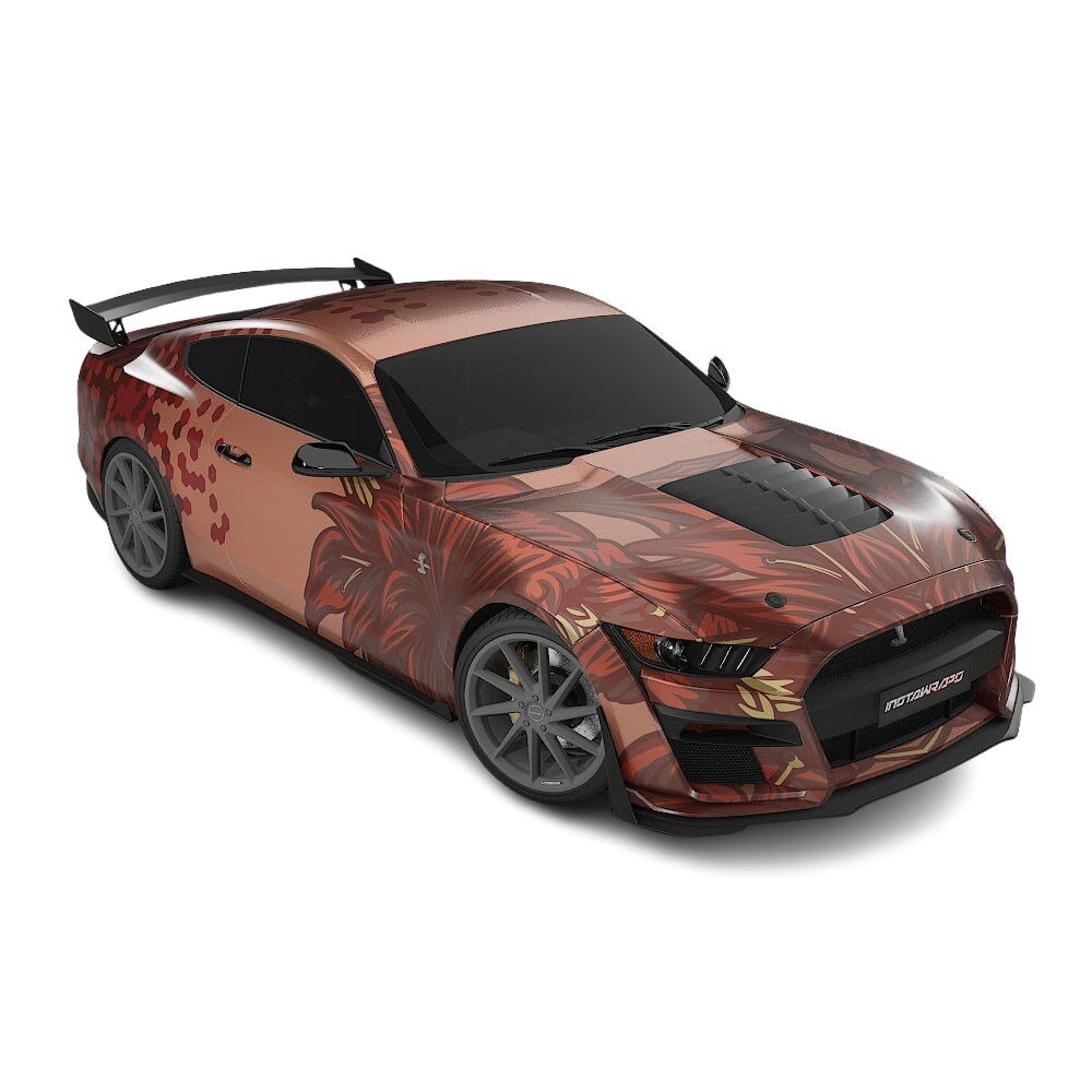 3M / AVERY DENNISON | VINYL WRAPPING FILM PRINTED GRAPHICS | CUSTOM RIDE | FLORAL FURY WRAPS | SILENT BLOOM | CR6205
