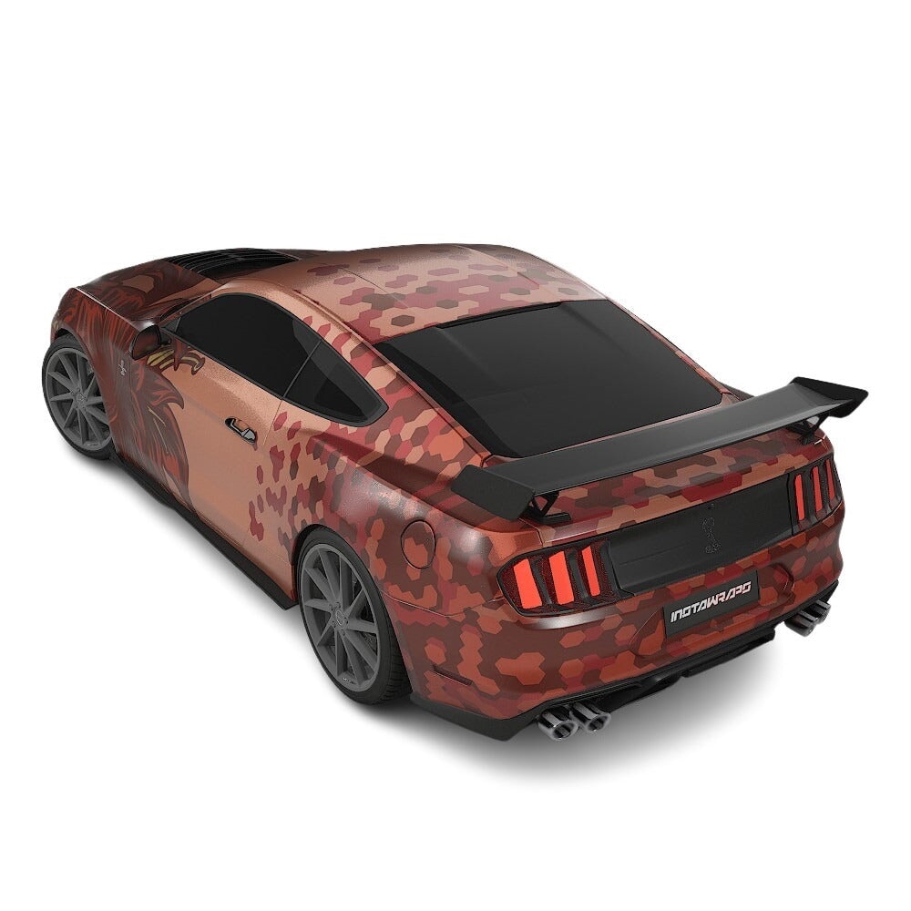 3M / AVERY DENNISON | VINYL WRAPPING FILM PRINTED GRAPHICS | CUSTOM RIDE | FLORAL FURY WRAPS | SILENT BLOOM | CR6205