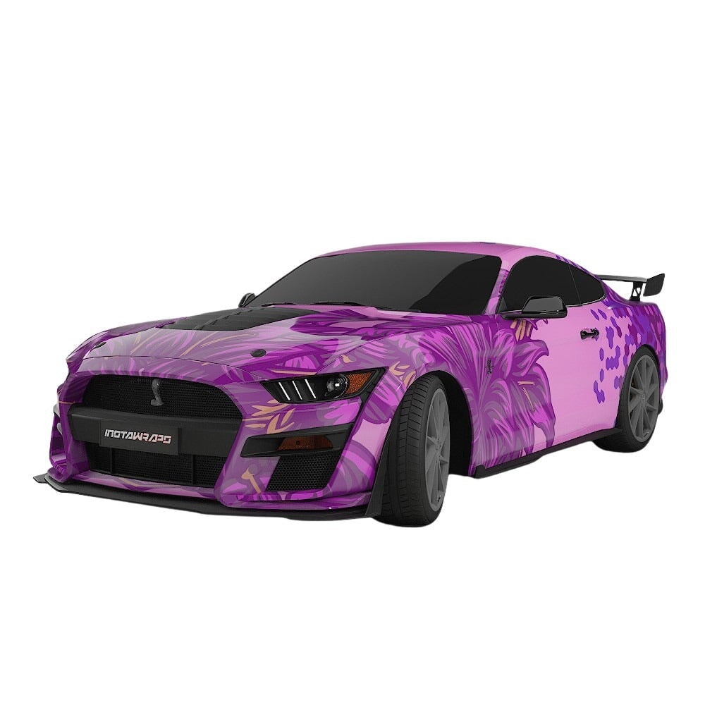 3M / AVERY DENNISON | VINYL WRAPPING FILM PRINTED GRAPHICS | CUSTOM RIDE | FLORAL FURY WRAPS | SILENT BLOOM | CR6206