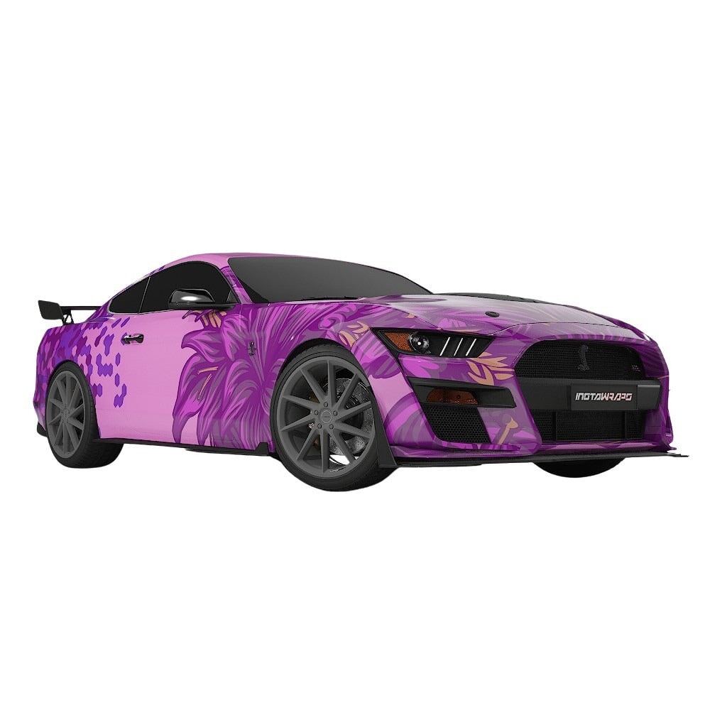 3M / AVERY DENNISON | VINYL WRAPPING FILM PRINTED GRAPHICS | CUSTOM RIDE | FLORAL FURY WRAPS | SILENT BLOOM | CR6206