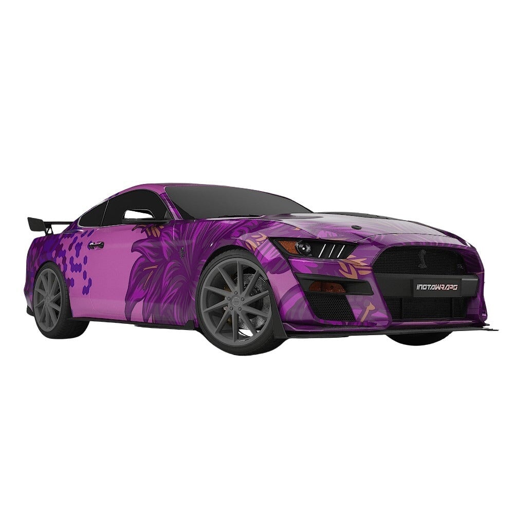 3M / AVERY DENNISON | VINYL WRAPPING FILM PRINTED GRAPHICS | CUSTOM RIDE | FLORAL FURY WRAPS | SILENT BLOOM | CR6206