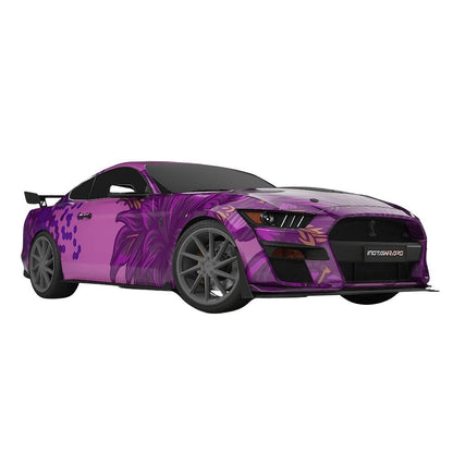 3M / AVERY DENNISON | VINYL WRAPPING FILM PRINTED GRAPHICS | CUSTOM RIDE | FLORAL FURY WRAPS | SILENT BLOOM | CR6206