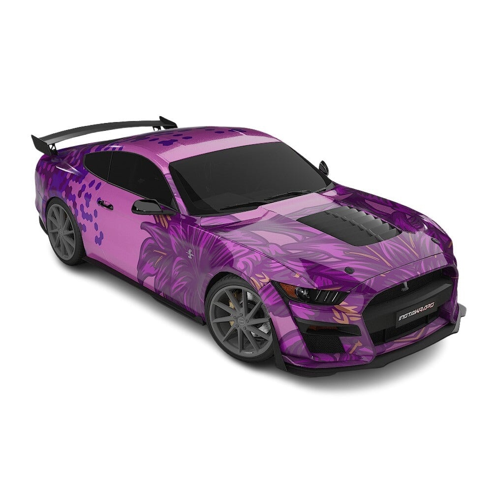 3M / AVERY DENNISON | VINYL WRAPPING FILM PRINTED GRAPHICS | CUSTOM RIDE | FLORAL FURY WRAPS | SILENT BLOOM | CR6206