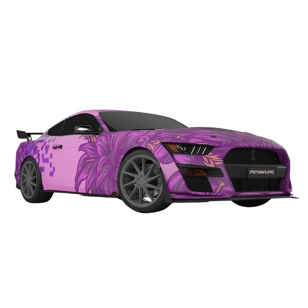 3M / AVERY DENNISON | VINYL WRAPPING FILM PRINTED GRAPHICS | CUSTOM RIDE | FLORAL FURY WRAPS | SILENT BLOOM | CR6206