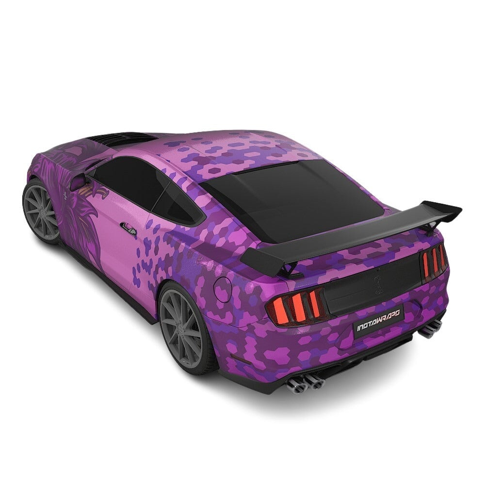 3M / AVERY DENNISON | VINYL WRAPPING FILM PRINTED GRAPHICS | CUSTOM RIDE | FLORAL FURY WRAPS | SILENT BLOOM | CR6206