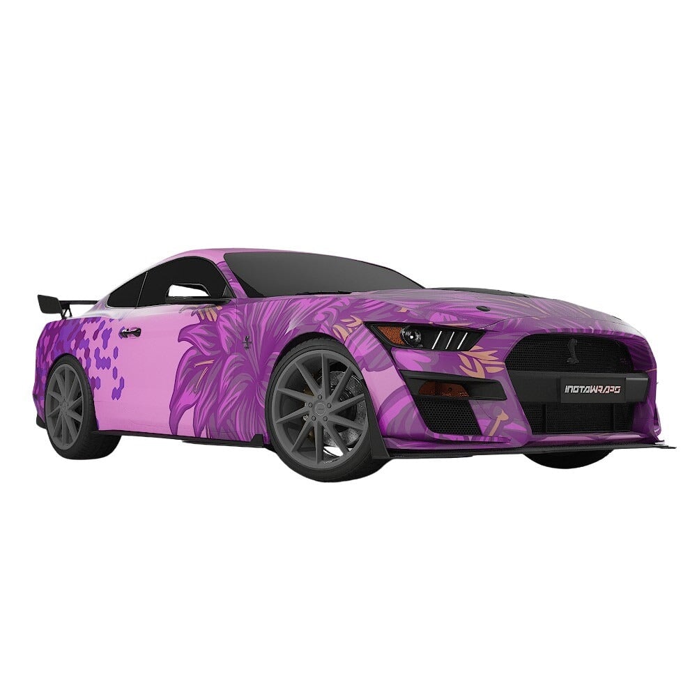 3M / AVERY DENNISON | VINYL WRAPPING FILM PRINTED GRAPHICS | CUSTOM RIDE | FLORAL FURY WRAPS | SILENT BLOOM | CR6206