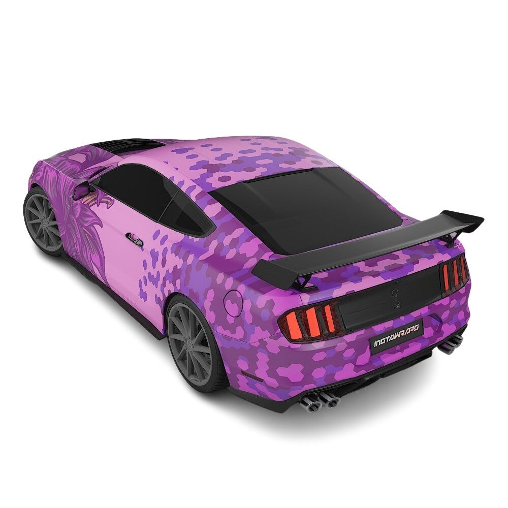 3M / AVERY DENNISON | VINYL WRAPPING FILM PRINTED GRAPHICS | CUSTOM RIDE | FLORAL FURY WRAPS | SILENT BLOOM | CR6206