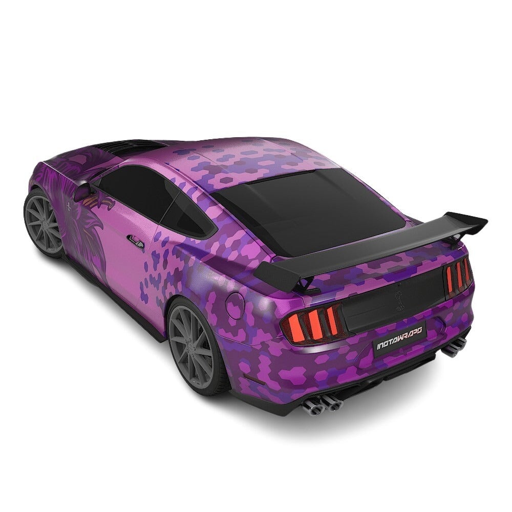 3M / AVERY DENNISON | VINYL WRAPPING FILM PRINTED GRAPHICS | CUSTOM RIDE | FLORAL FURY WRAPS | SILENT BLOOM | CR6206